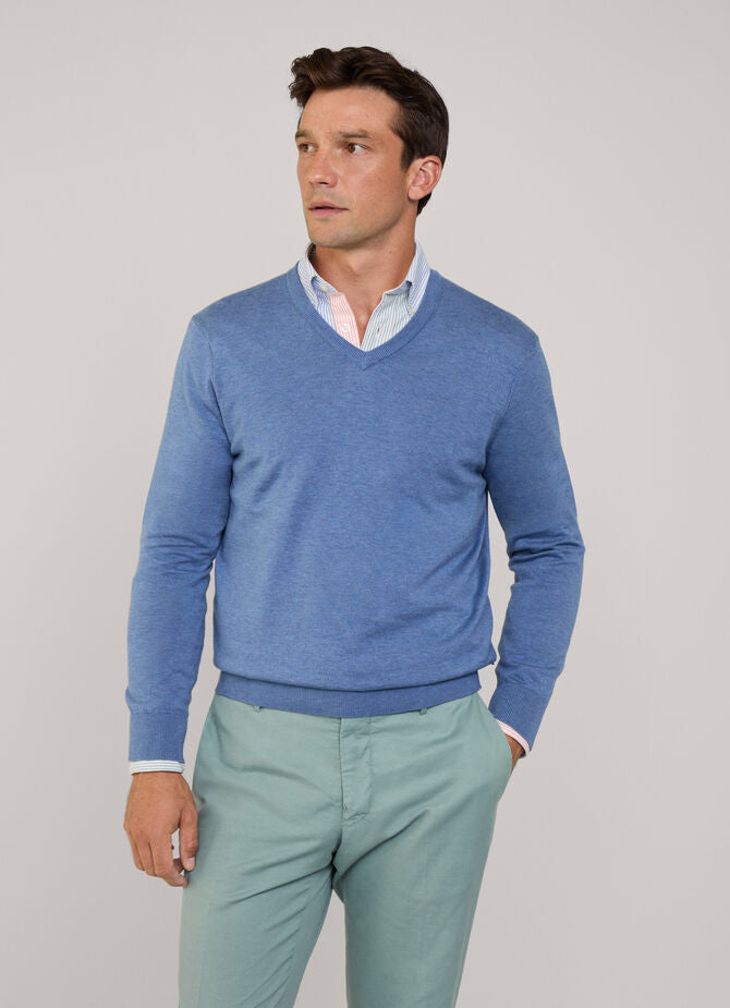 Sweater Cosilk V Neck