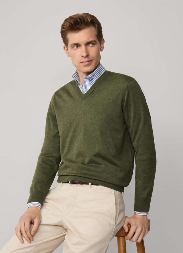 Sweater Cosilk V Neck