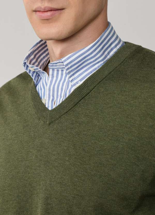 Sweater Cosilk V Neck
