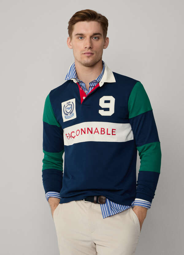 Polo Manga Larga Rugby