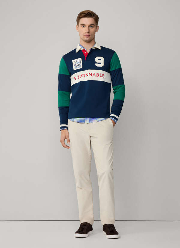 Polo Manga Larga Rugby