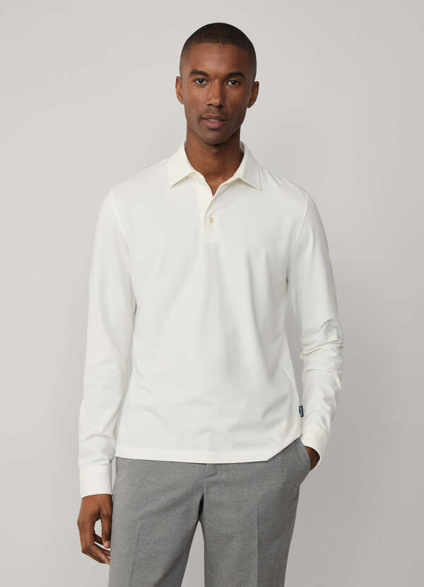 Polo Manga Larga Stretch